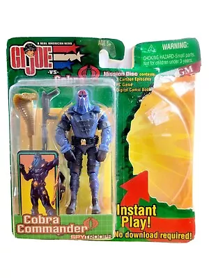 GI Joe Vs Cobra Spytroops Cobra Commander Action Figure Only 2003 • $8.50