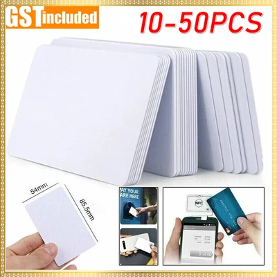 10-50Pcs NTAG215 NFC White Pvc Card Tag For TagMo Forum Switch Type2 Tag Chip AU • $6.99