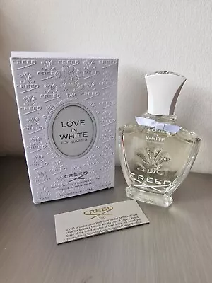 £175 • Buy Creed Love In White 75ml Eau De Parfum EDP Womens For Her Fragrances RRP £229