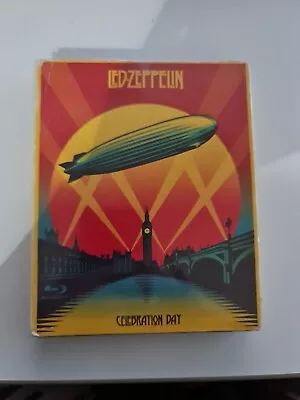 Celebration Day | Led Zeppelin 2 CD + BLURAY Live 2007 O2 Concert - Cover Wear • $20