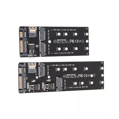 SATA M.2 SSD To SATA NVMe M.2 NGFF SSD To SFF-8654 Adapter Mainboard SSD Adapter • $16.72