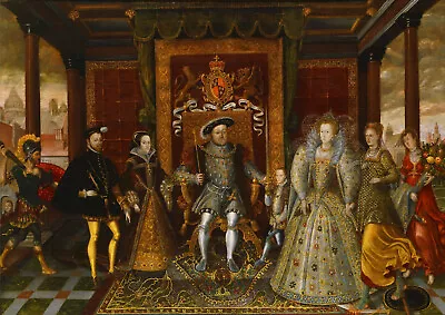 £17.95 • Buy An Allegory Of The Tudor Succession: The Family Of Henry VIII. Art Print/Poster