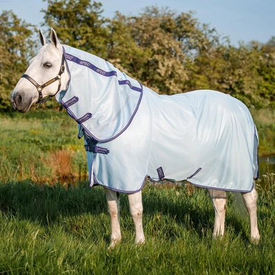 £106.95 • Buy Amigo XL Bug Horse Rug Disc Closure Fly Rug - Azure Blue/Atlantic Blue