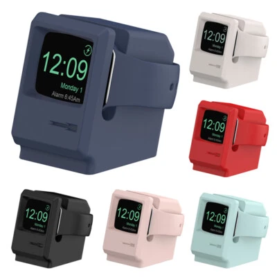 $14.99 • Buy For Apple Watch 7 8 Magnetic Charger Classic Charging Holder Stand Silicone Dock