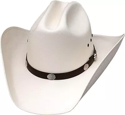 WESTERN EXPRESS Men's Classic Cattleman Off White Straw Cowboy Hat-Size (S/M) • $37.99