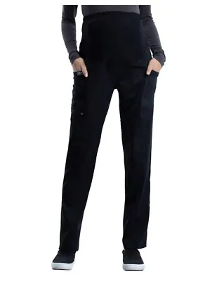 Cherokee Workwear Revolution Women's Maternity Straight Leg Scrub Pants Size XS • $29.99