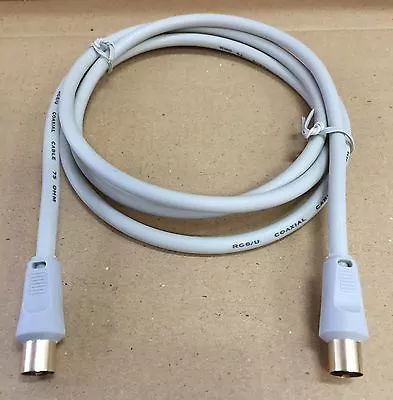 $5.95 • Buy TV Antenna Cable PAL Male To Male Aerial Flylead Fly Lead Coax 