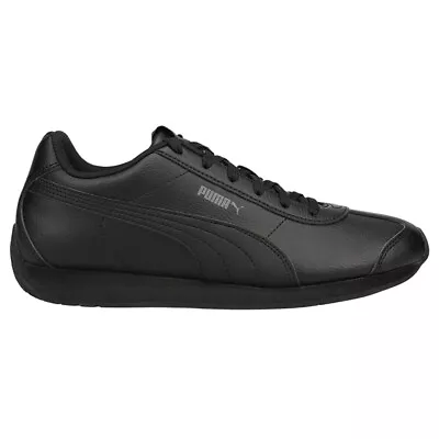 Puma Turin 3  Mens Black Sneakers Casual Shoes 383037-01 • $27.99