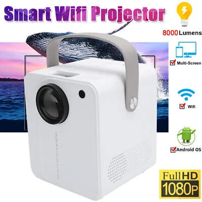 £112.37 • Buy HD 1080P 4K LED Mini Projector For Laptop Andriod IPhone  Portable Home Theater