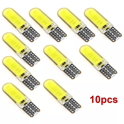 10x 501 T10 LED SMD Car Bulb Canbus Error Free Wedge W5W Side Light Bulbs Lamps • $3.98