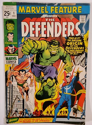 Marvel Feature #1 The Defenders (1971) - 1st Appearance Of Defenders! • $79