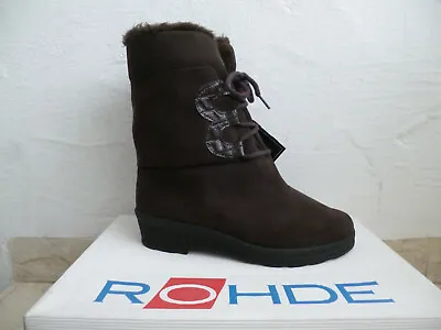 £88.37 • Buy Rohde Women's Boots Ankle Boots Winter Boots Braun Tex New