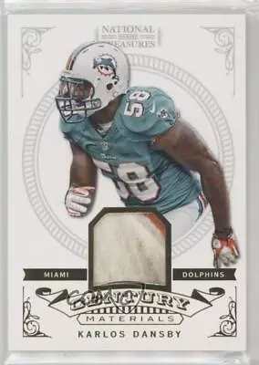 2012 Panini National Treasures Century Materials Prime /49 Karlos Dansby #90 • $11.92