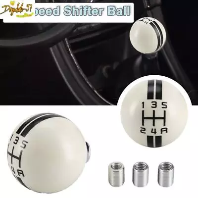 5 Speed Fit Ford Mustang GT500 Manual Gear Shift Knob Shifter Lever Handle White • $26.77