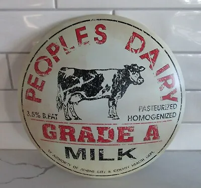 Metal Dome Dairy Milk COW Wall SIGN*Farmhouse Decor*Brand New! • $18