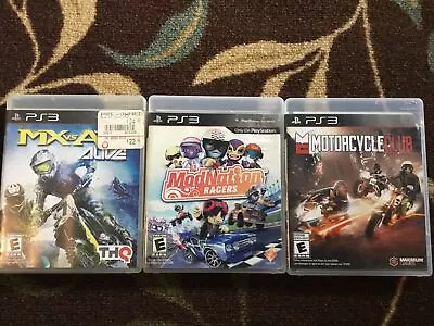 Sony PS3 Racing Games Lot Of 3 • $26.98