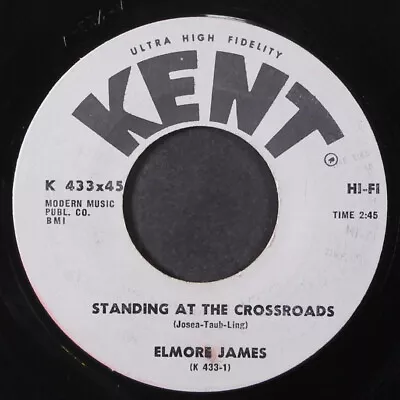 ELMORE JAMES: Standing At The Crossroads / Sunnyland KENT 7  Single 45 RPM • $12