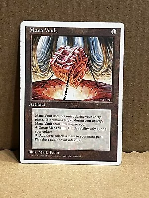 MTG - Mana Vault - 4th Edition - HP • $35