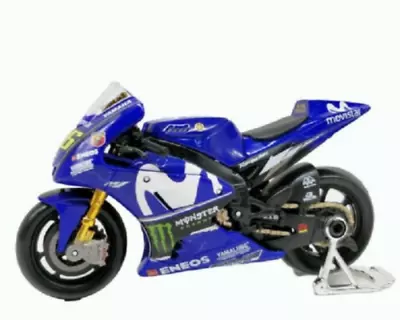 1:18 2018 Yamaha YZR-M1 #46 Valentino Rossi Motorcycle Bike Maisto Model Toy • £23.06