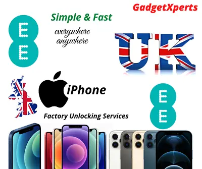 £2.39 • Buy Unlock Service For EE Orange UK Apple IPhone 13 12 11 Pro Max  XS Max X 8 7 6S