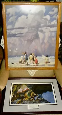 LOT ~  THE GIANT  N.C. Wyeth 24  X 30  ~  SEPTEMBER 11th  Jamie Wyeth 25  X 19  • $174.99