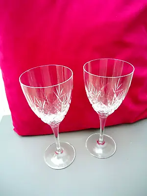 £8 • Buy Super Pair Of Royal Doulton Claret/wine Glasses-hellene Pattern