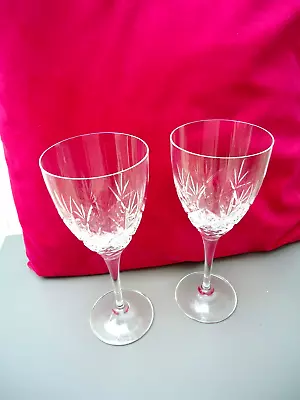 £8 • Buy Super Pair Of Royal Doulton Claret/wine Glasses-hellene Pattern