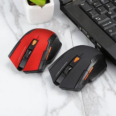 Comfortable  Wireless Mouse Optical Laptop USB 2.4GHz Gaming Scroll Mice Durable • £5.18