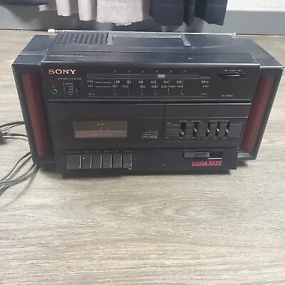 Vintage 90's Sony CFS-D550 CD Radio Cassette Mega Bass • $59.99