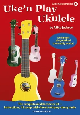 Uke N Play Ukulele Omnibus Edition Book With Online Audio Access • $49