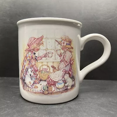 Vintage 1990 Holly Hobbie Teatime From Her Heart To Your Heart Stoneware Mug • £19.90