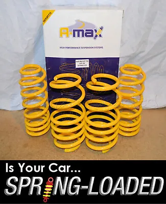 A-MAX Lowering Springs For VW Golf Mk5 GT-TDi / GTi 1K 2004-2009 Up To -35mm • $100.18