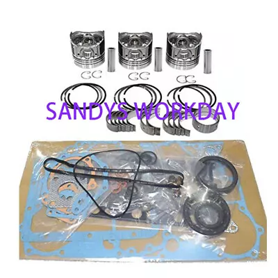 K3D Overhaul Rebuild Kit Fits Mitsubishi Engine Parts Piston Ring Bearing Gasket • $415