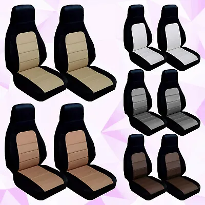 2 Semi Custom Fit  Front Car Seat Covers Fits 1990-98/99-2000 Mazda Miata/mx5 • $71.19
