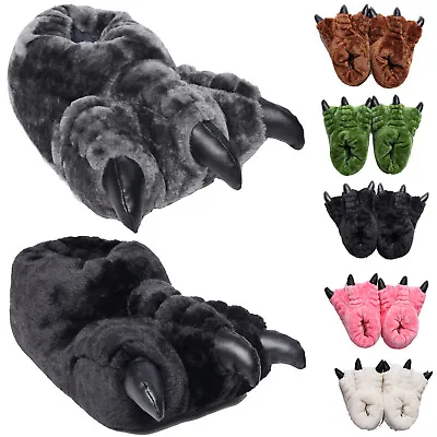 Mens Womens & Kids Novelty Monster Claw Funny Slippers Size 3-14 UK - FEET SHOES • £15.95