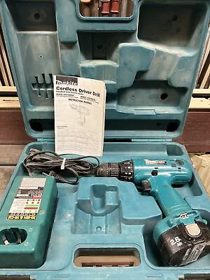 MAKITA 6233D Cordless Drill Driver 14.4V Includes Charger Battery Case Manual • $24.90