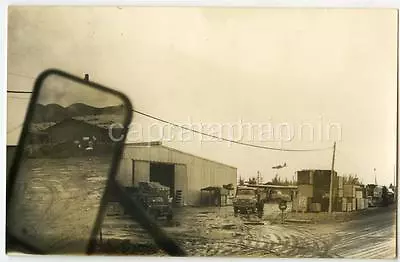 Surreal Abstract Vietnam War Photo Truck Mirror Reflection Landing C130 Aircraft • $12.95