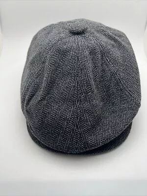 H&M Newsboy Hat Cap Mens Size M/58 Gray. GR41 • $13.59