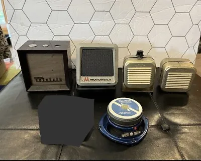 VTG External Speaker Lot Motorola 2X Thales Harris MISCO & Webster HAM RADIO • $44.99