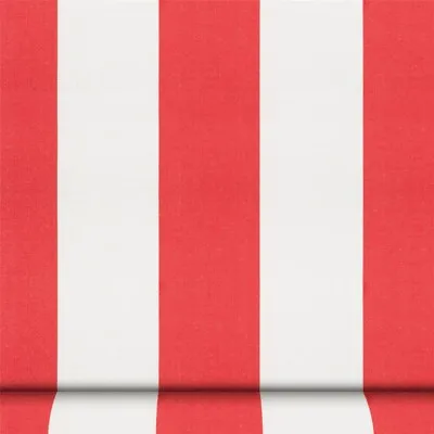 Sunbrella Canvas Fabric Red And White Stripes For Awnings Seating And Marine  • $35.21