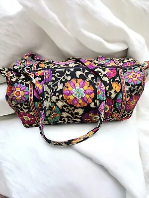 Vera Bradley Retired Suzani Pattern Weekender Duffle Bag Overnight Travel USA  • $50