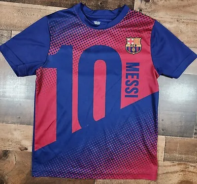 Barcelona Football Soccer Jersey Shirt Lionel Messi 2015 Kids Large Home • $29.99