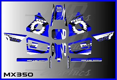 Razor MX350 NEW MODEL Graphics Kit Decals THICK AND HIGH GLOSS  • $55