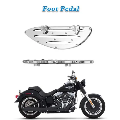 Foot Pegs Footrests Pedal Fits For Harley Softail Nostalgia FLSTN 93-96 • $214.50