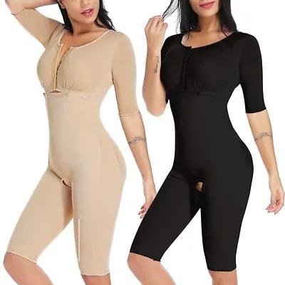 £31.99 • Buy Women Full Bodysuit Shapewear Post Surgery Compression Garment With Long Sleeve