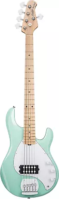 Sterling By Music Man Stingray Ray5 Bass Guitar In Mint Green 5-String • $551.99