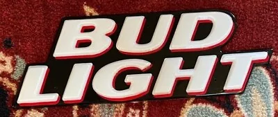 Parts For Bud Light Oval Neon Sign  Bud Light Sign Face  3/4  Embossed • $19.95