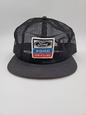 Vintage Ford New Holland Mesh Trucker Hat Cap Snapback K Products • $29.99