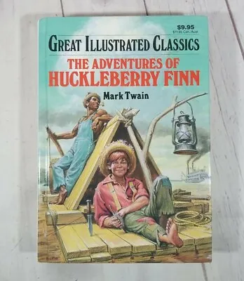 Vintage The Adventures Of Huckleberry Finn Great Illustrated Classics Hardcover • $9.75