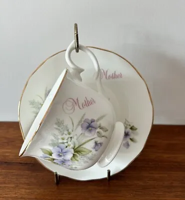 Mayfair - Fine Bone China  - MOTHER  - Cup & Saucer • £6.50